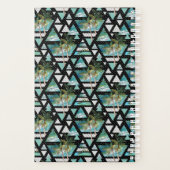 Abstract Geometrische palmen en golven Planner (Achterkant)