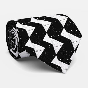 Abstract Geometrische Sterrennacht Heren Zijden St Stropdas