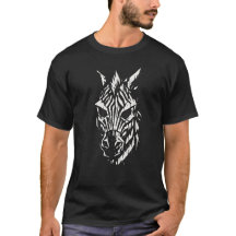 Abstract Geometrische Zebra Kop - Wilde Dieren
