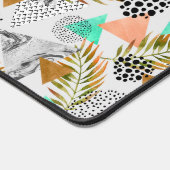 Abstract geotropisch bladpatroon bureaumat (Hoek)