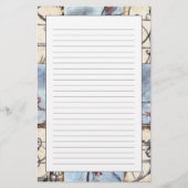 Abstract gepanelde afschildering met schuifwerk briefpapier (Voorkant)