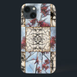 Abstract gepanelde afschildering met schuifwerk Case-Mate iPhone case<br><div class="desc">Een abstract schilderij in panelvorm van Jennifer Goldberger. Een wonderlijk complex stuk,  geen twee panelen zijn precies hetzelfde. Als je op zoek bent naar een geweldig cadeau,  kijk dan niet verder!</div>
