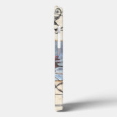 Abstract gepanelde afschildering met schuifwerk Case-Mate iPhone case (Achterkant / Links)