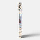 Abstract gepanelde afschildering met schuifwerk Case-Mate iPhone case (Achterkant / Links)