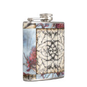 Abstract gepanelde afschildering met schuifwerk heupfles (Rechts)