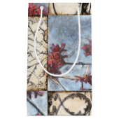 Abstract gepanelde afschildering met schuifwerk klein cadeauzakje (Voorkant)