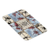 Abstract gepanelde afschildering met schuifwerk magneet (Rechterzijde)