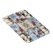 Abstract gepanelde afschildering met schuifwerk magneet (Rechterzijde)