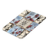 Abstract gepanelde afschildering met schuifwerk magneet (Linkerzijde)