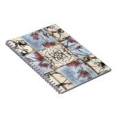 Abstract gepanelde afschildering met schuifwerk notitieboek (Rechterzijde)