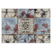 Abstract gepanelde afschildering met schuifwerk snijplank (Voorkant)