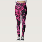 Abstract gepatterd leggings (Voorkant)