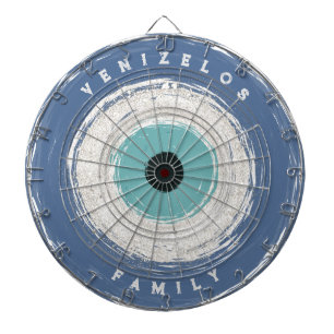 Abstract gepersonaliseerd dartbord