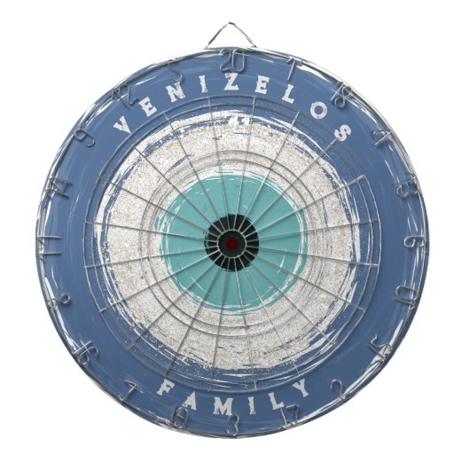 Abstract gepersonaliseerd dartbord (Voorkant)