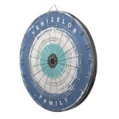 Abstract gepersonaliseerd dartbord (Voorkant Rechts)