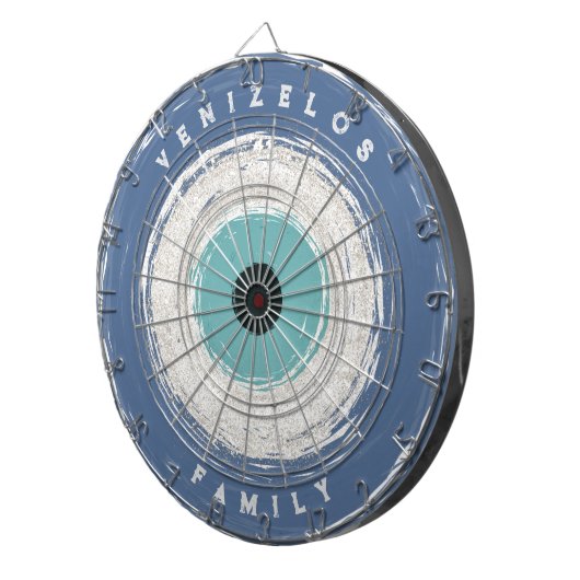 Abstract gepersonaliseerd dartbord (Voorkant Rechts)