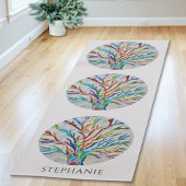 Abstract gepersonaliseerd yogamat