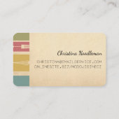 Abstract gereedschap voor het koken van keukenchef visitekaartje (Achterkant)