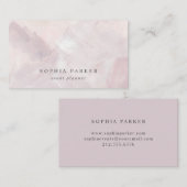 Abstract geschilderd | Elegant minimalist Blush Visitekaartje (Voorkant / Achterkant)
