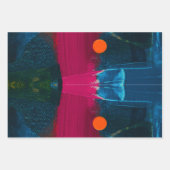 Abstract geschilderd kunst inpakpapier (Voorkant 2)