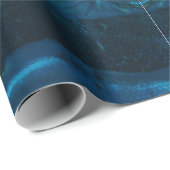 Abstract geschilderd kunstcadeau inpakpapier (Rol Hoek)