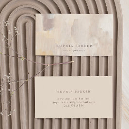 Abstract geschilderd | Neutraal eutraal minimalist Visitekaartje