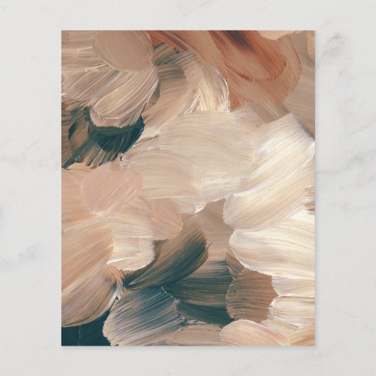 abstract geschilderd terracotta met uitzondering v flyer (Achterkant)