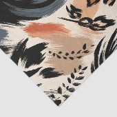 Abstract Geschilderde Exotische Dierprint Luipaard Tissuepapier (Detail)