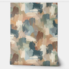 Abstract geschilderde muur behang