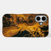 Abstract Gesmolten Goud Case-Mate iPhone Case (Achterkant (horizontaal))