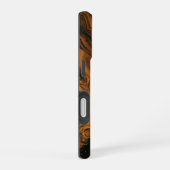 Abstract Gesmolten Goud iPhone 16 Hoesje (Rechterkant)