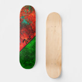 Abstract gesteente marmer getextureerd marvy dark  persoonlijk skateboard (Voorkant)