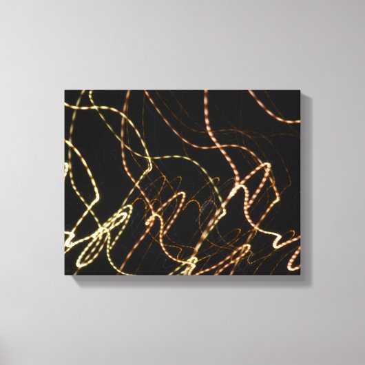 Abstract gestippelde lijnen canvas print (Voorkant)