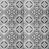 Abstract Gestreept zwart-wit geometrisch patroon Tegeltje