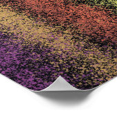 Abstract gestreepte plakboekpostertextuur poster (Hoek)