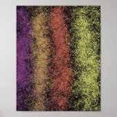 Abstract gestreepte plakboekpostertextuur poster (Voorkant)