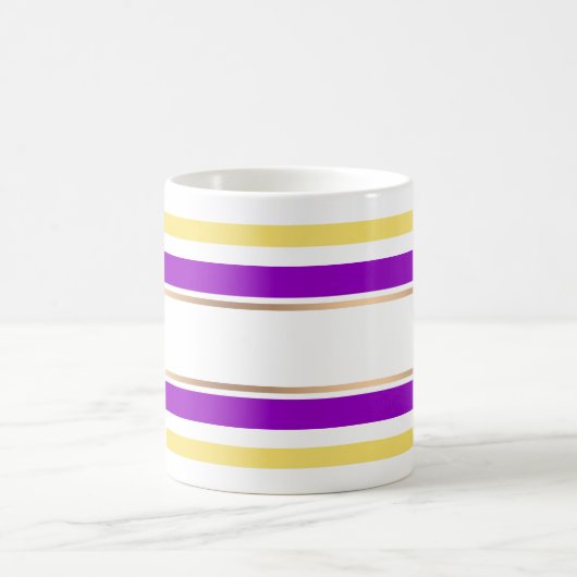 Abstract, gestript, elegant leuk per schatje koffiemok (Center)