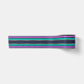 Abstract, gestript, elegant leuk per schatje satijnen lint (Voorkant)
