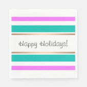 Abstract, gestript, elegant leuk per schatje servet (Voorkant)