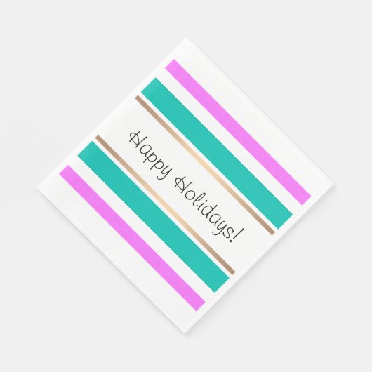 Abstract, gestript, elegant leuk per schatje servet (Hoek)