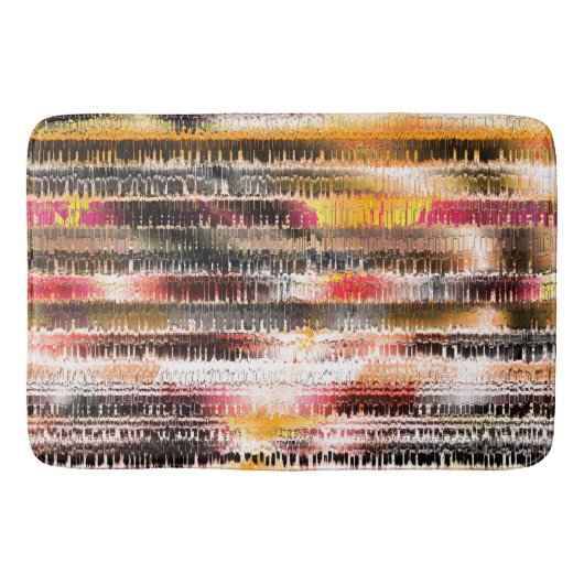 Abstract gestript van opvallend gesneden papier badmat (Voorkant)