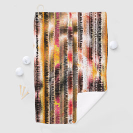 Abstract gestript van opvallend gesneden papier golfhanddoek