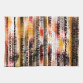 Abstract gestript van opvallend gesneden papier theedoek (Horizontaal)