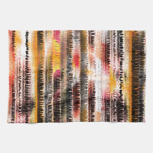 Abstract gestript van opvallend gesneden papier theedoek (Horizontaal)