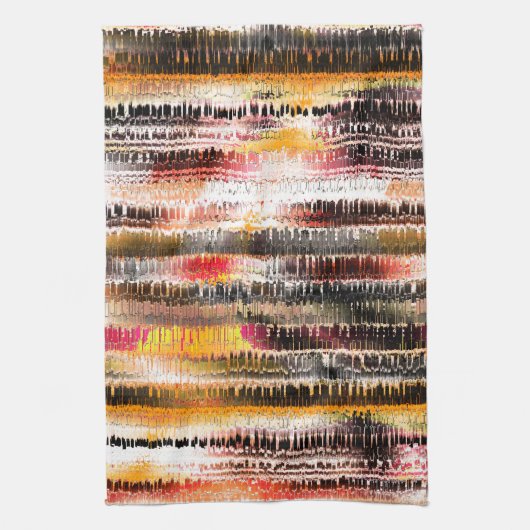 Abstract gestript van opvallend gesneden papier theedoek (Verticaal)