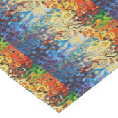 Abstract gestructureerd patroon korte tafelloper (Hoek)