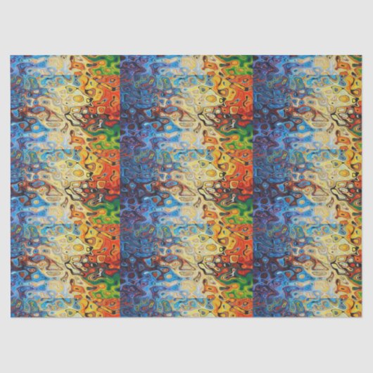 Abstract gestructureerd patroon tissuepapier (Voorkant)