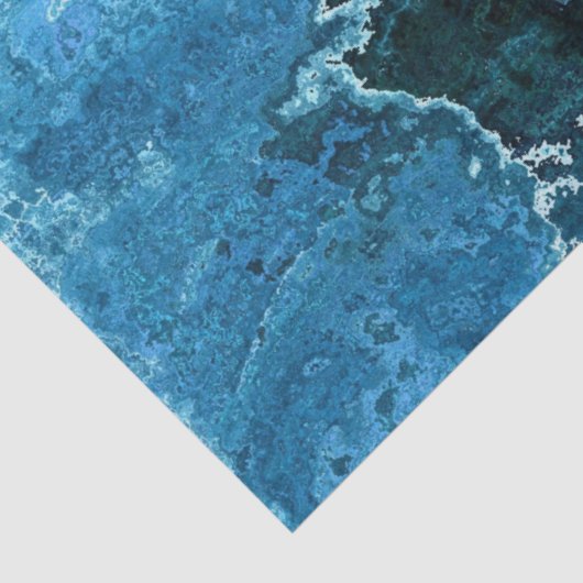 Abstract gestructureerde blauwe achtergrond-ontkop tissuepapier (Detail)