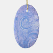 Abstract geverfde draden keramisch siermiddel ornament (Rechts)