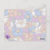 Abstract geweld - Briefkaart (Achterkant)